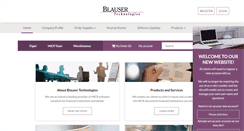 Desktop Screenshot of blausertech.com